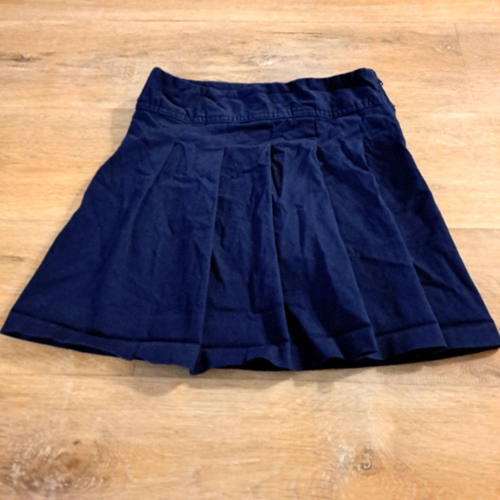 The Children's Place Navy Blue Pleated Skirt Attached Bottoms Size 10